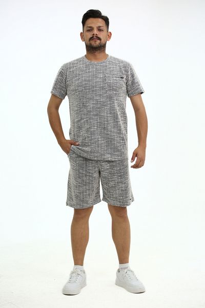 EXSPORT Flamen Short Sleeve Shorts Set with Top Pocket