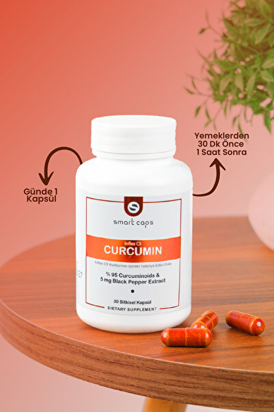 Smartcaps İnflex C3 Kurkumin 30 Kapsül