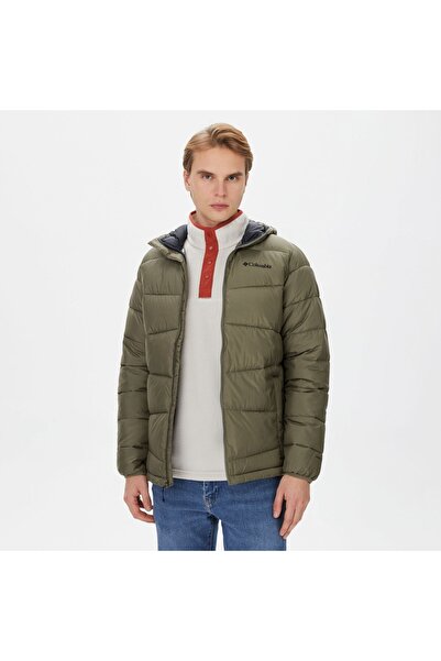 Columbia Fivemile Butte Hooded Erkek Haki Kapüşonlu Mont
