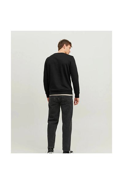 Jack & Jones Jack&Jones Mikk Men's Black Crew Neck Sweatshirt