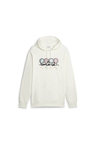 Puma Swxp Worldwide Erkek Ekru Kapüşonlu Hoodie