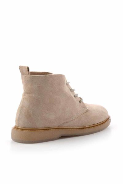 Bambi Bej Lame Kadın Bot & Bootie K02503901302
