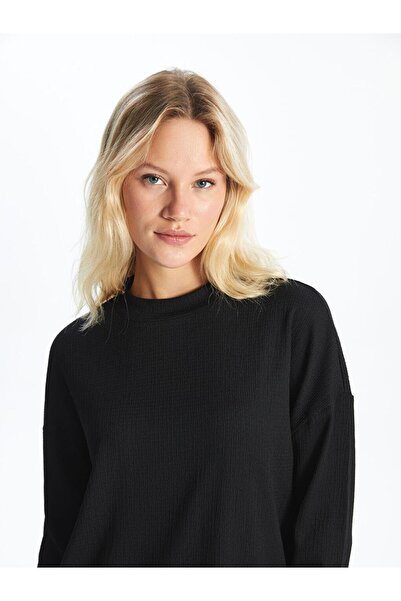 LC Waikiki LCW Modest - Stand Collar Long Sleeve Women's Tunic