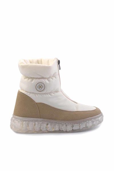 Bambi Matte Ecru Women's Boots & Bootie K02102031667
