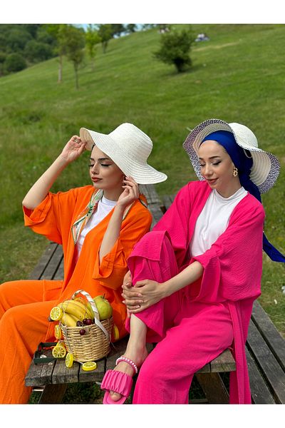 BUTİK SEPETİN Ayrobin Kimono Set