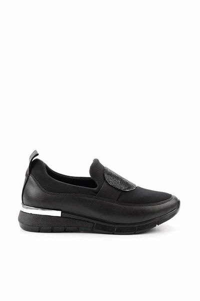 Bambi Μαύρα γυναικεία παπούτσια casual K01671057409
