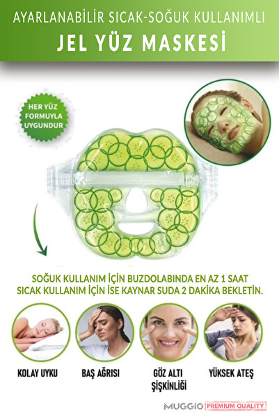 Muggio Canlandırıcı Sıcak Soğuk Jel Yüz Maskesi
