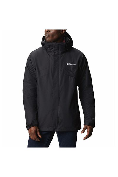 Columbia Bugaboo Ii Fleece Interchange Men's Black Hooded Coat
