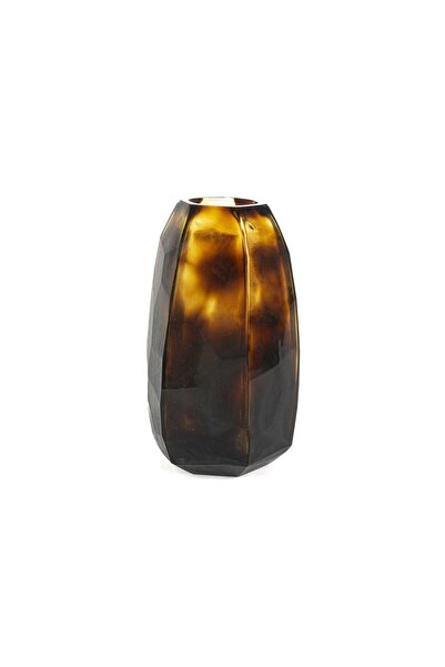 Mikasa Moor Amber Uzun Cam Vazo 22x37cm