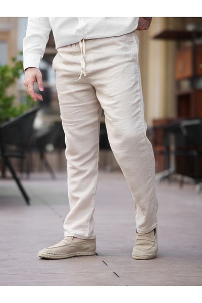 BASEL.CO Μουσελίνα Υφασμάτινο Ελαφρύ Άνετο Jogger