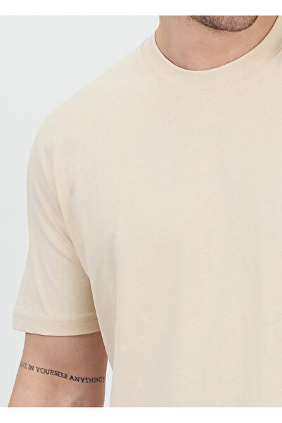 gothamvibes Ανδρικό μπλουζάκι Basic Cream