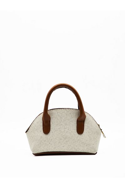 Reddington Women's Linen Cross Strap Mini Hand and Shoulder Bag