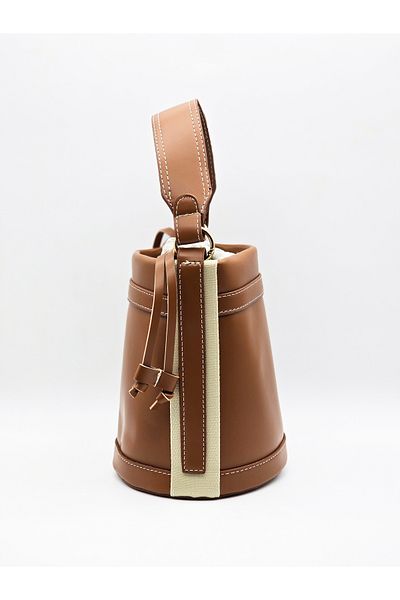 Reddington Women's Drawstring Closure Cylinder Hand and Shoulder Bag
