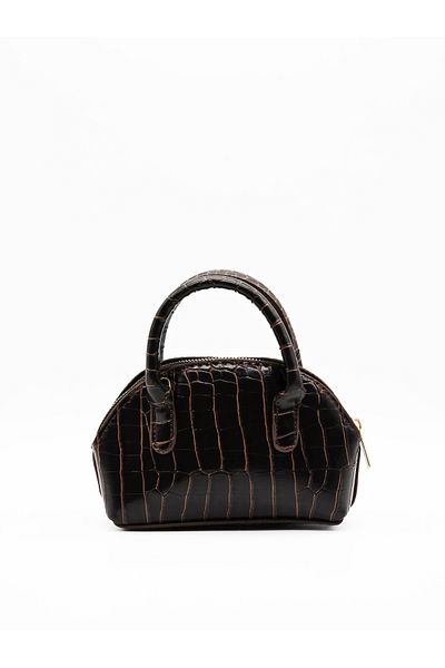 Reddington Women's Crocodile Cross Strap Mini Hand and Shoulder Bag