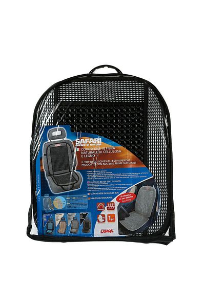 Lampa Husa Scaun Fata Safari Cu Margele Din Lemn 1buc - Negru