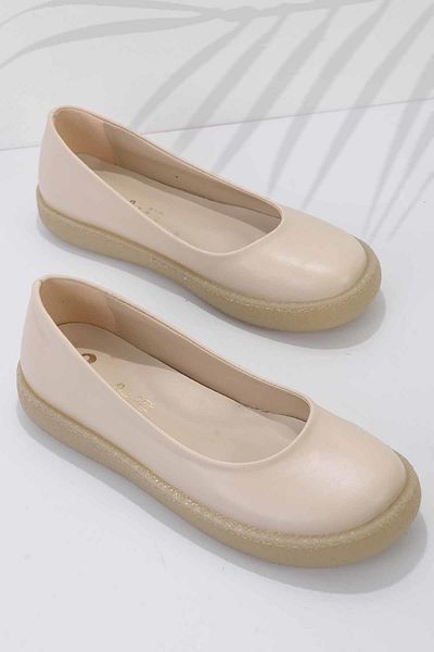 Bambi White Women's Ballerina Flats01688170409