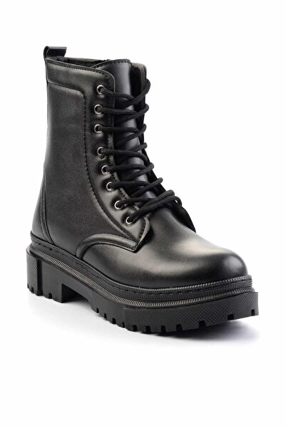 Bambi Siyah Kadın Bot & Bootie K02536400209