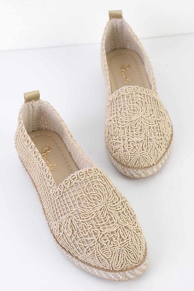 Bambi Beige Women's Espadrille K01823012016