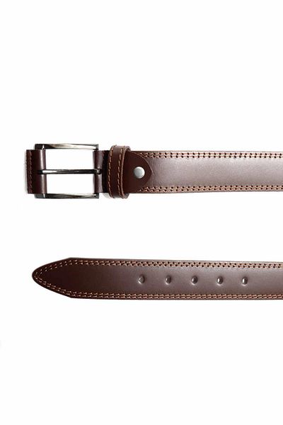 Bambi Καφέ Δερμάτινη Ανδρική Ζώνη U08657011503