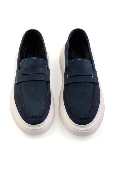 Bambi Kot Leather Men's Loafer Shoes E 01080107501