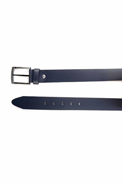 Bambi Чоловічий шкіряний ремінь темно-синього кольору U08657015003