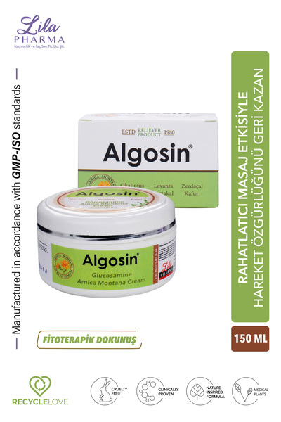 Algosin 4 قطع كريم تدليك بالجلوكوزامين