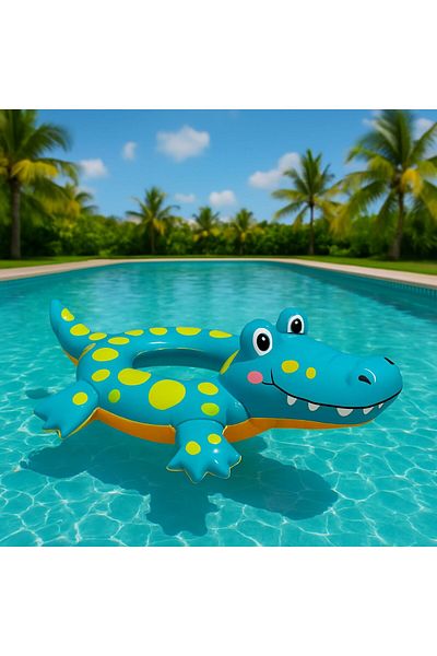NUNU Blue Sea Adventure-Smiling Water Friendly-Cute Bagel