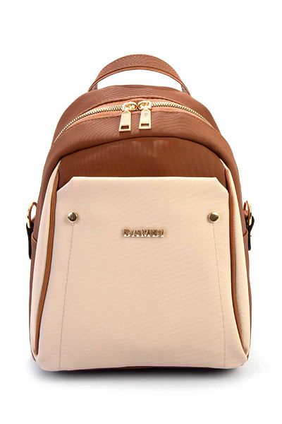 Bambi Γυναικείο σακίδιο πλάτης Beige Tan C06636294109