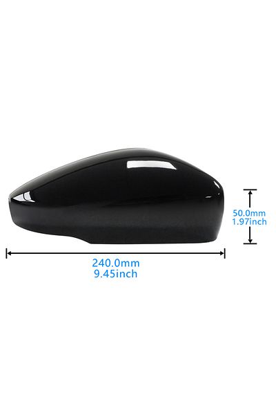 Choice Gloss Black For Vw Polo 6r 2009-2018 Up 2016 Onwards Gloss Black Wing Door Mirror Cover Caps