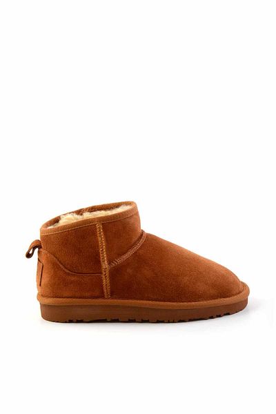 Bambi Tan Suede Γνήσιο δέρμα Γυναικείες Μπότες & Μποτάκια K02422008002