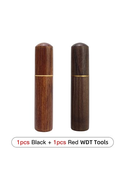 Choice 2 Pcs Red Black Coffee Tamper Needles Distributor Espresso Powder Stirrer Wdt Tools Stainless Steel