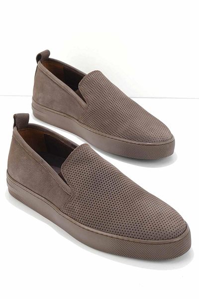 Bambi Mink Nubuck Genuine Leather Men's Casual Shoes E01549181201