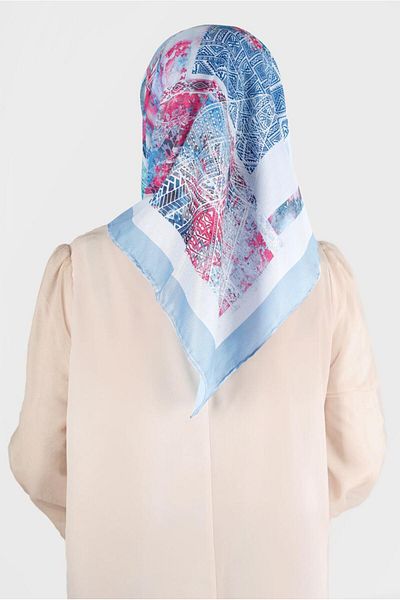 Alvina 8136 Model Digital Organic Scarf