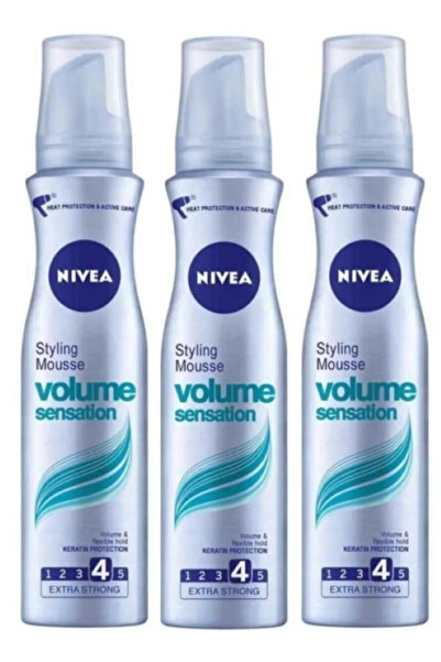 NIVEA Hacim Veren Saç Köpüğü 150 ml X 3 Adet