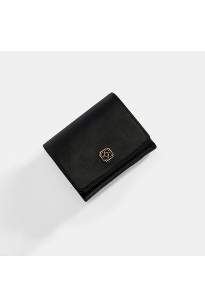 Desa Women's Black Leather Wallet