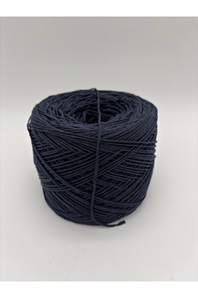 kumasfabrik (200 جرام) خيط قطني محبوك يدويًا/خيط بانش/خيط موتيف/خيط أميجوريمي-أزرق داكن