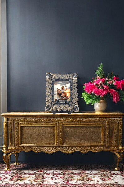 AYDİZAYN Seashell Patterned Polyester Photo Frame