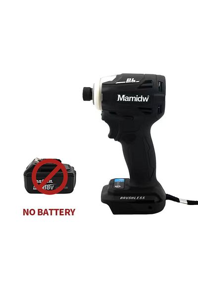 Choice Black Mamidw Dtd172 18v Cordless Impact Screwdriver Brushless Electric Impact Drill Wood/olt/t-mode