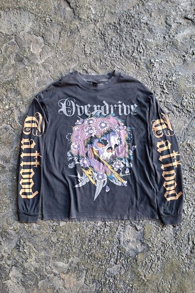 Overdrive Tricou cu mânecă lungă Tattoo'd