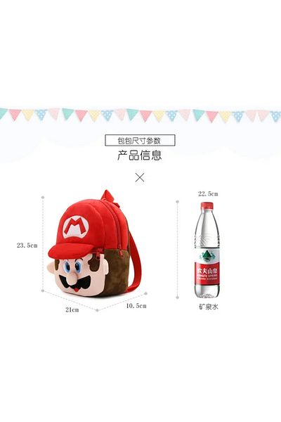 Choice Yellow Super Mario Bros Plush Backpack Pokemon Pikachu Anime Figure Stuffed Toy Soft Cute Bag