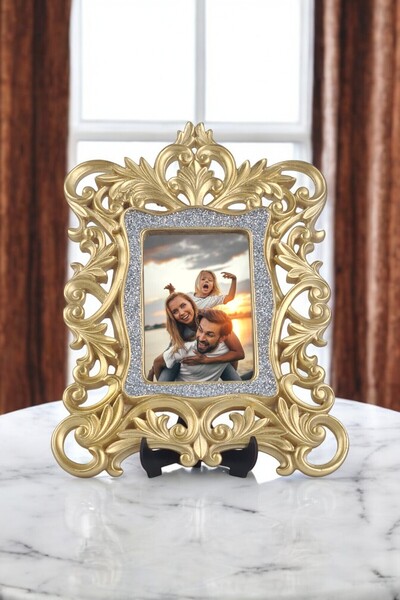 AYDİZAYN Vintage Polyester Photo Frame