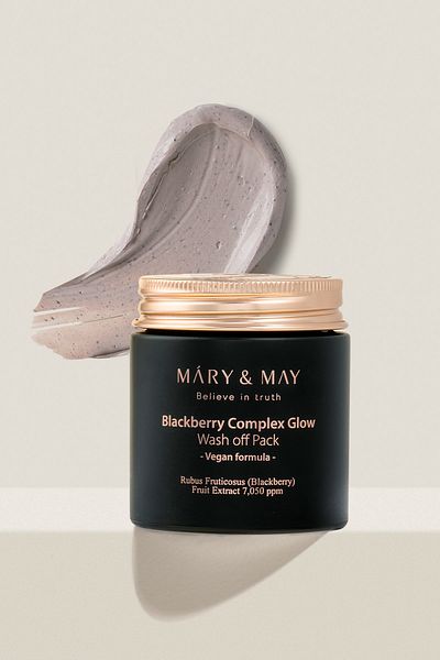 Mary & May Blackberry Glow Wash Off Pack - Nemlendirici Ve Aydınlatıcı Cilt Bakım Maskesi 125ml