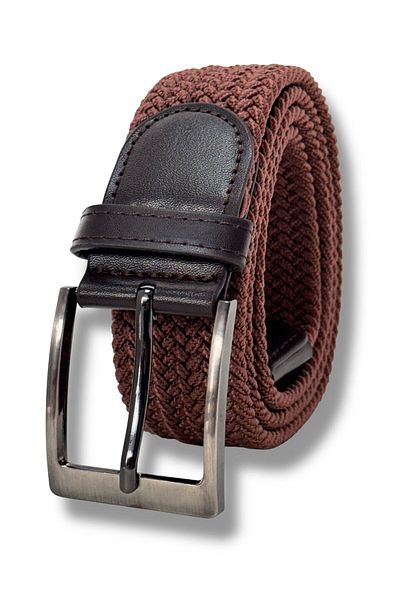 Gesa Men's Elastic Braided Flexible Belt 4 cm