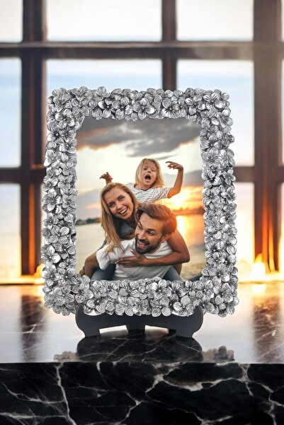 AYDİZAYN Clover Patterned Polyester Photo Frame