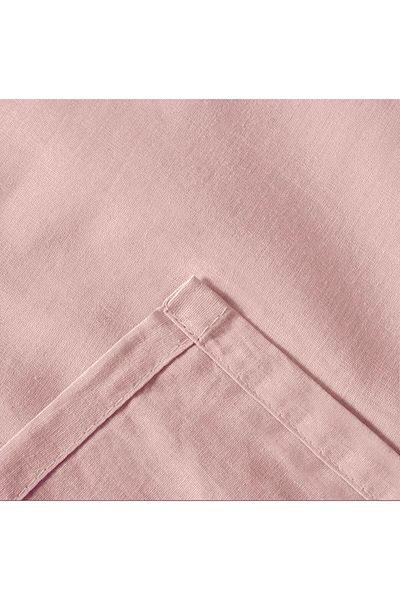 Evidea Soft Basic Single Flat Edge Bed Sheet - Dried Rose - 160X240 cm