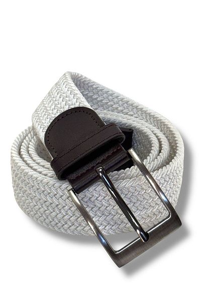Gesa Men's Elastic Braided Flexible Belt 4 cm