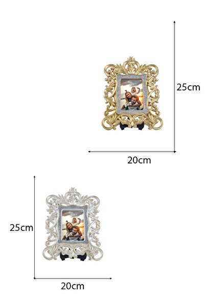 AYDİZAYN Vintage Polyester Photo Frame