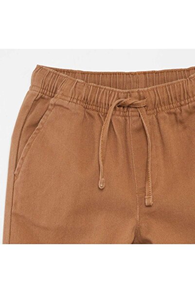 KIABI Plain regular-fit trousers BEIGE