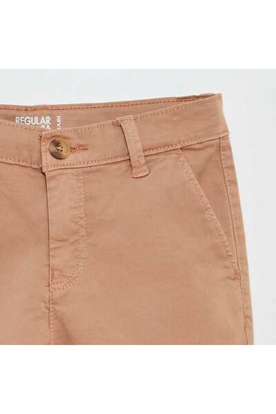 KIABI Twill Bermuda shorts BEIGE