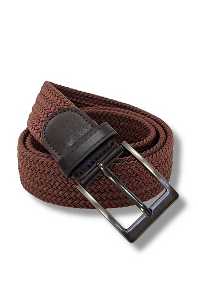 Gesa Men's Elastic Braided Flexible Belt 4 cm
